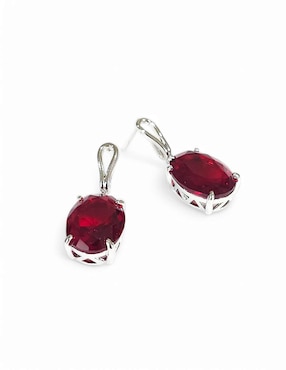 Aretes, collar y anillo Og zirconia