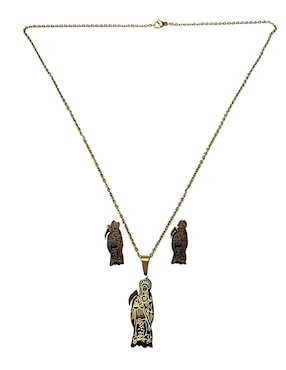Aretes y collar Limerence by Claudia Herrera Santa Muerte
