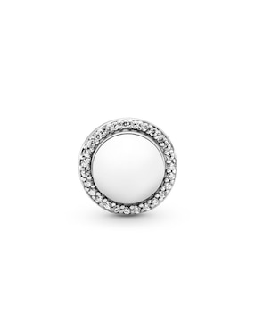 Charm redondo Pandora moments de plata P 925