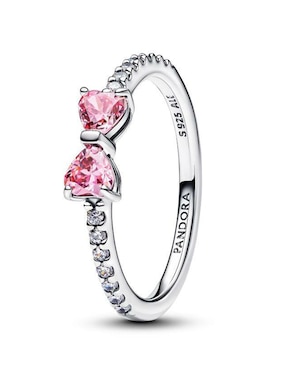 Anillo de moño Pandora Timeless P 925 de plata zirconia cúbica brillante