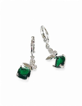 Aretes y collar Og zirconia