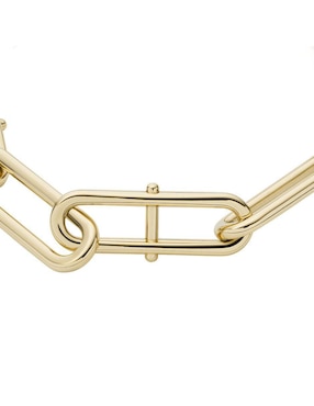 Pulsera Fossil Heritage con acabado brillante