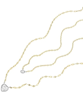 Collar de varios hilos Fossil Sadie