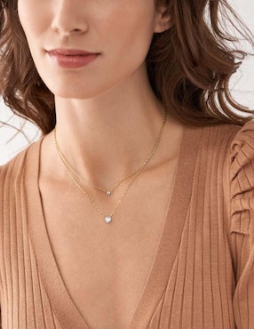Collar de varios hilos Fossil Sadie