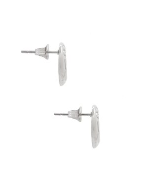 Aretes de luna Oro Angelus con acabado brillante
