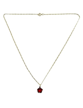 Collar de flor Moon de oro laminado 10 K