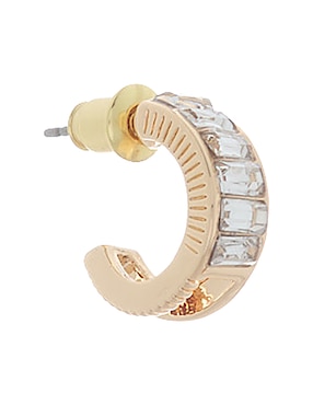 Set de aretes Anne Klein Timeless Trios con acabado brillante