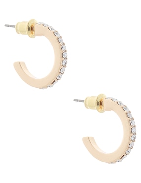 Set de aretes Anne Klein Timeless Trios con acabado brillante