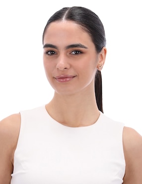 Aretes de moño Anne Klein Glimmering Ears con acabado brillante cristal