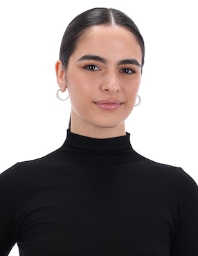 Arracadas Anne Klein Glimmering Ears con acabado brillante cristal