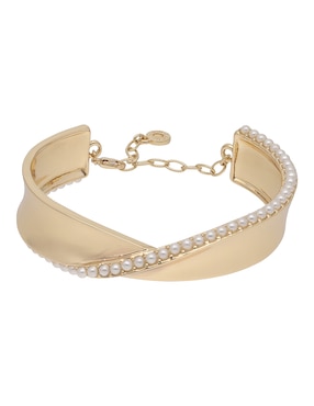 Pulsera Anne Klein Layered Luxury con acabado pulido