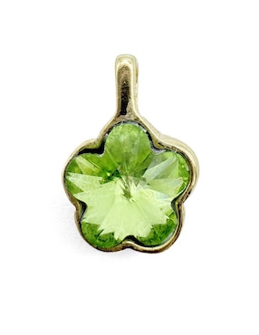 Collar de flor Moon de oro laminado 10 K