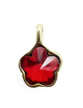 Collar de flor Moon de oro laminado 10 K