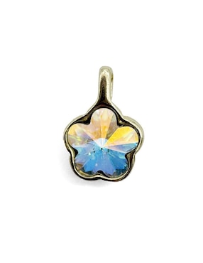 Collar de flor Moon de oro laminado 10 K