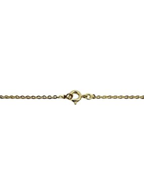 Collar de flor Moon de oro laminado 10 K