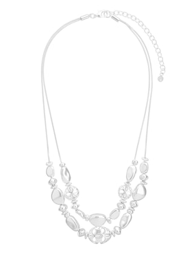 Collar Napier Nk 16/17In Silver In Style Mltrow - Slv