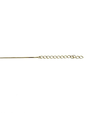Collar de flor Moon de oro laminado 10 K