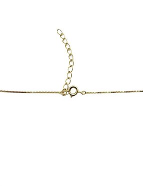 Collar de flor Moon de oro laminado 10 K