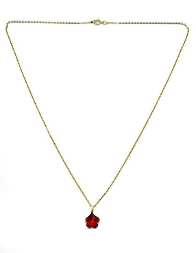 Collar de flor Moon de oro laminado 10 K
