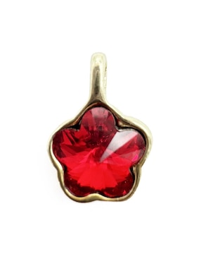 Collar de flor Moon de oro laminado 10 K