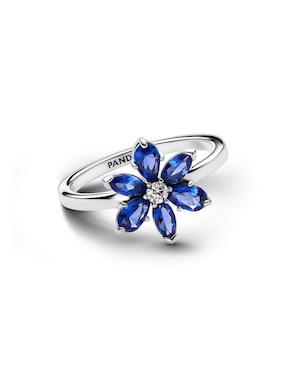 Anillo de flor Pandora Timeless P 925 de plata zirconia cúbica brillante