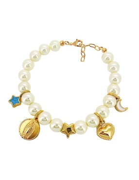 Pulsera Zvezda 18 K Éclair con acabado chapa de oro