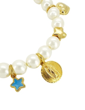 Pulsera Zvezda 18 K Éclair con acabado chapa de oro