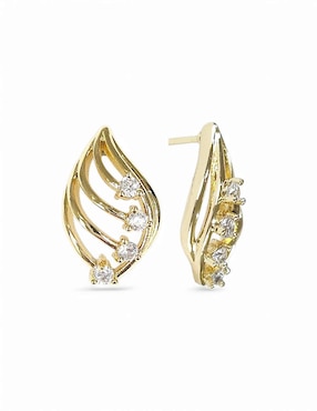 Aretes y collar Og zirconia