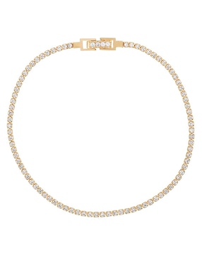 Pulsera Girls Crew 18 k Essentials con acabado chapa de oro