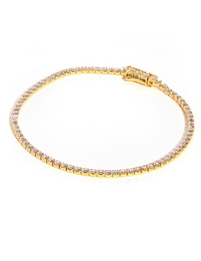 Pulsera Girls Crew 18 k Essentials con acabado chapa de oro