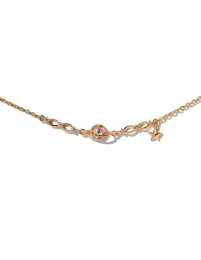 Brazalete Girls Crew 18 K Galaxy con acabado chapa de oro