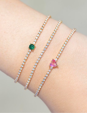 Brazaletet Girls Crew Essentials con acabado baño de oro 18 k