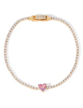 Brazalete Girls Crew 18 K Classic con acabado chapa de oro