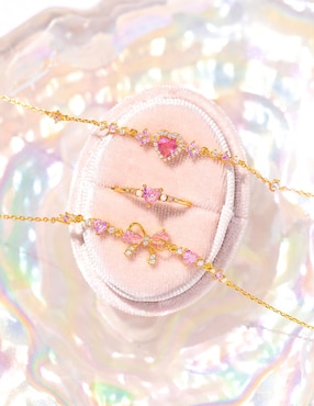 Brazalete Girls Crew 18 K Classic con acabado chapa de oro