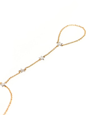 Pulsera Girls Crew 18 k All Star Two Tone con acabado chapa de oro