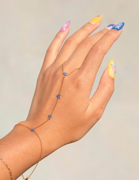 Pulsera Girls Crew 18 k All Star Two Tone con acabado chapa de oro