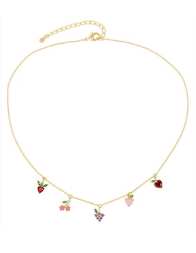 Collar de frutas Girls Crew Fruit 18 K