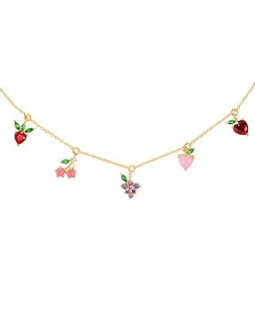 Collar de frutas Girls Crew Fruit 18 K