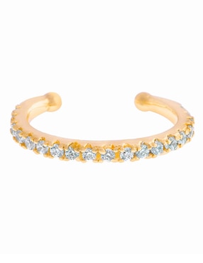 Ear cuff Girls Crew Classic 18 k con acabado chapa de oro