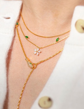 Collar Girls Crew Animals 18 K