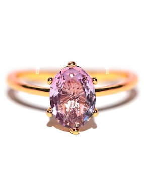 Anillo Girls Crew Essentials zirconia cúbica chapa de oro