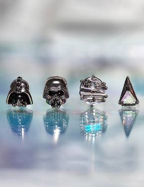 Set ear cuff Star Wars Girls Crew 18 k con acabado chapa de oro zirconia cúbica