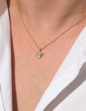 Collar con dije yoda Girls Crew Star Wars 18 K