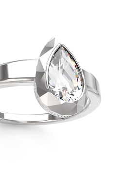 Anillo de gota Guess 4g Light circonita brillante