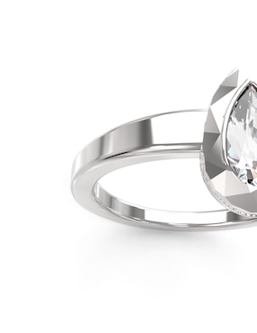 Anillo de gota Guess 4g Light circonita brillante