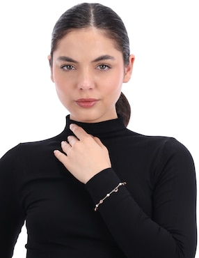 Brazalete Lauren Ralph Lauren con cristal Josephine con acabado brillante