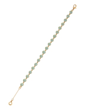 Pulsera Anne Klein Crystal Cove con acabado brillante