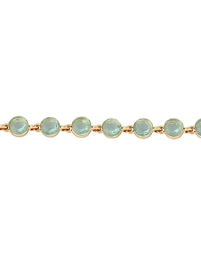 Pulsera Anne Klein Crystal Cove con acabado brillante
