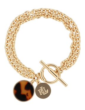 Brazalete Lauren Ralph Lauren con resina Walton con acabado pulido