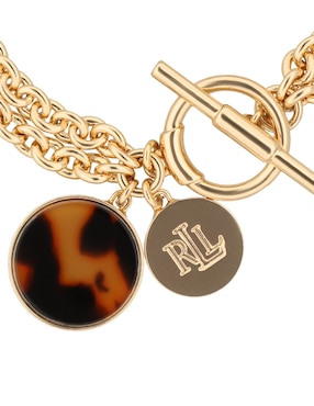 Brazalete Lauren Ralph Lauren con resina Walton con acabado pulido
